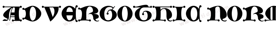 AdverGothic Normal C字体转换